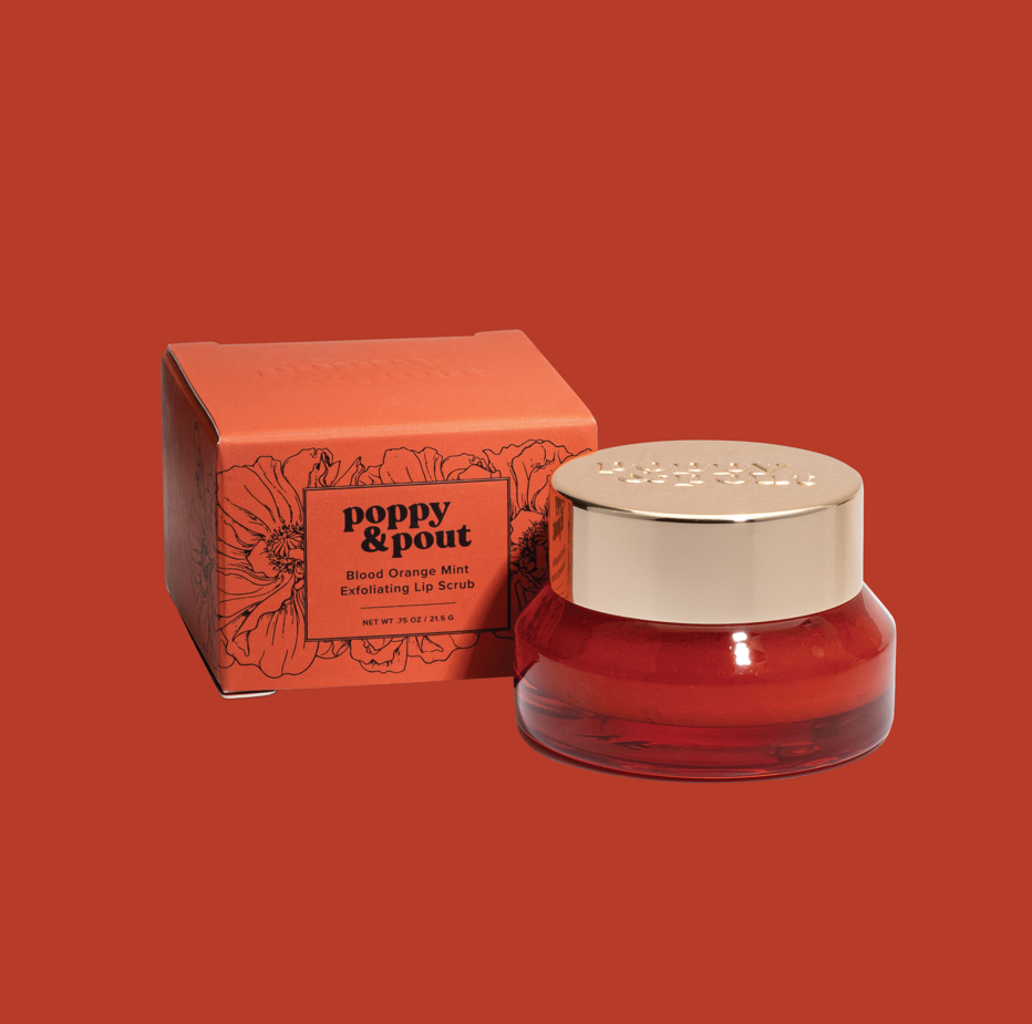 POPPY & POUT Lip Scrub Tester