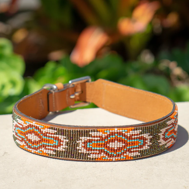SAMBBOHO Boho Dog Collar