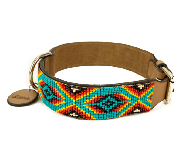 SAMBBOHO Bahamas Dog Collar with D-Ring