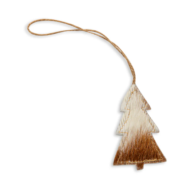 ABCO Christmas Hair-on Hide Ornament