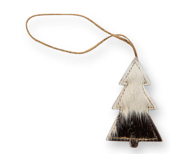 ABCO Christmas Hair-on Hide Ornament