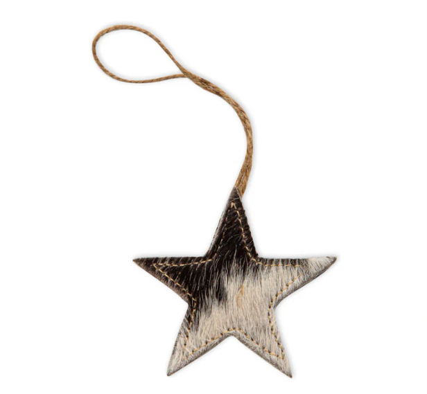 ABCO Christmas Hair-on Hide Ornament