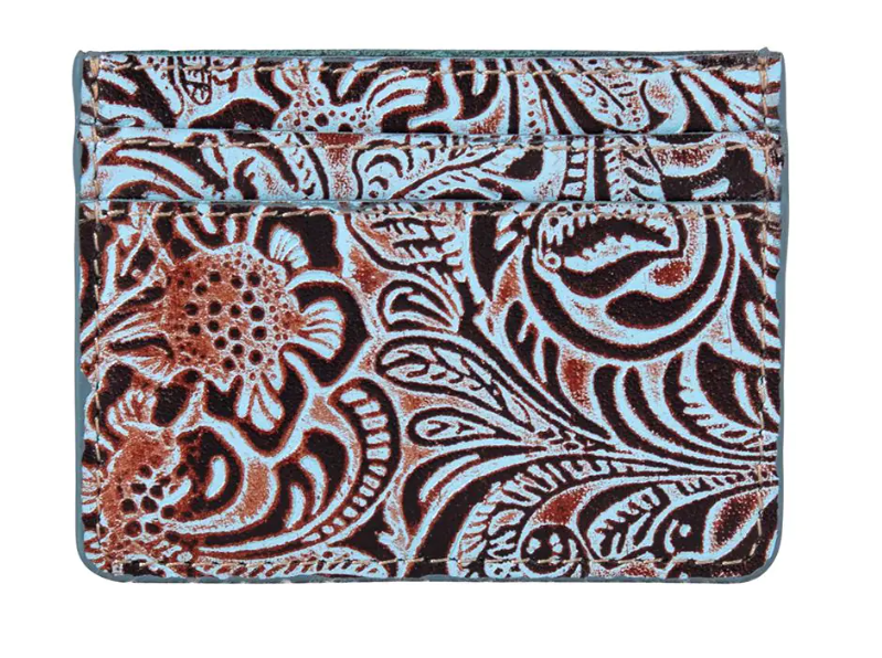 ABCO Delilah Creek Hand Tooled Credit Card Holder