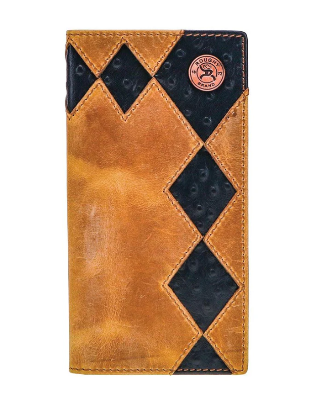 HOOEY Shiloh Diamond Patchwork Wallet With 1872 Concho