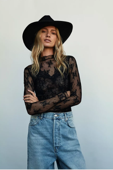 FREE PEOPLE Lady Lux Layering Top