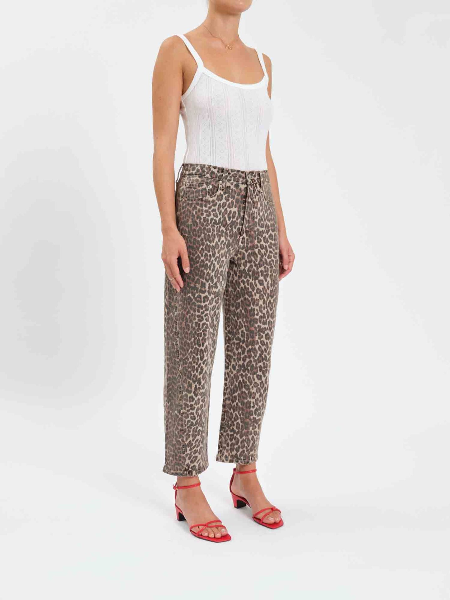 DAZE Westward Barrel Leg Pants