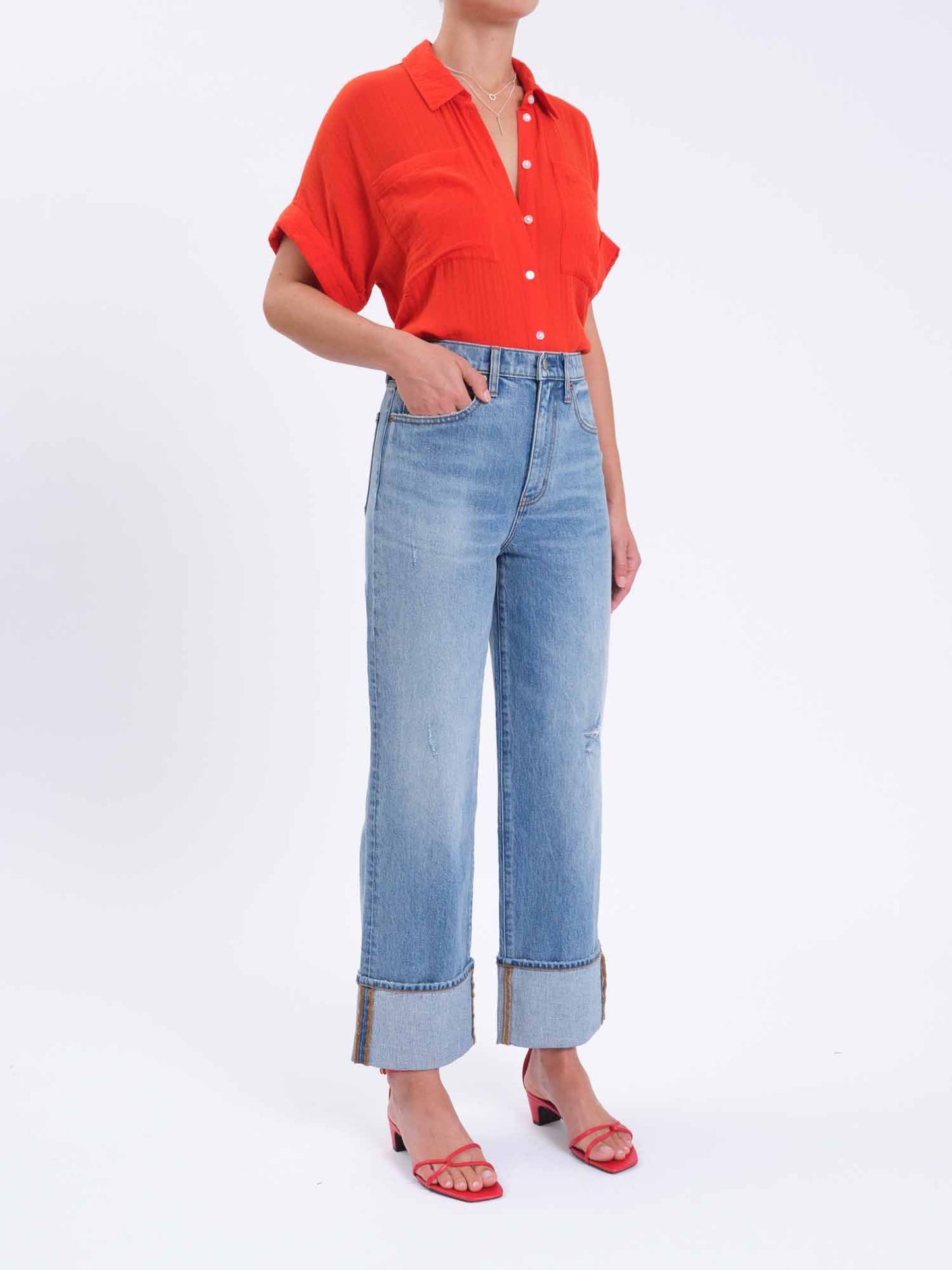 DAZE Eastside High Rise Loose Denim