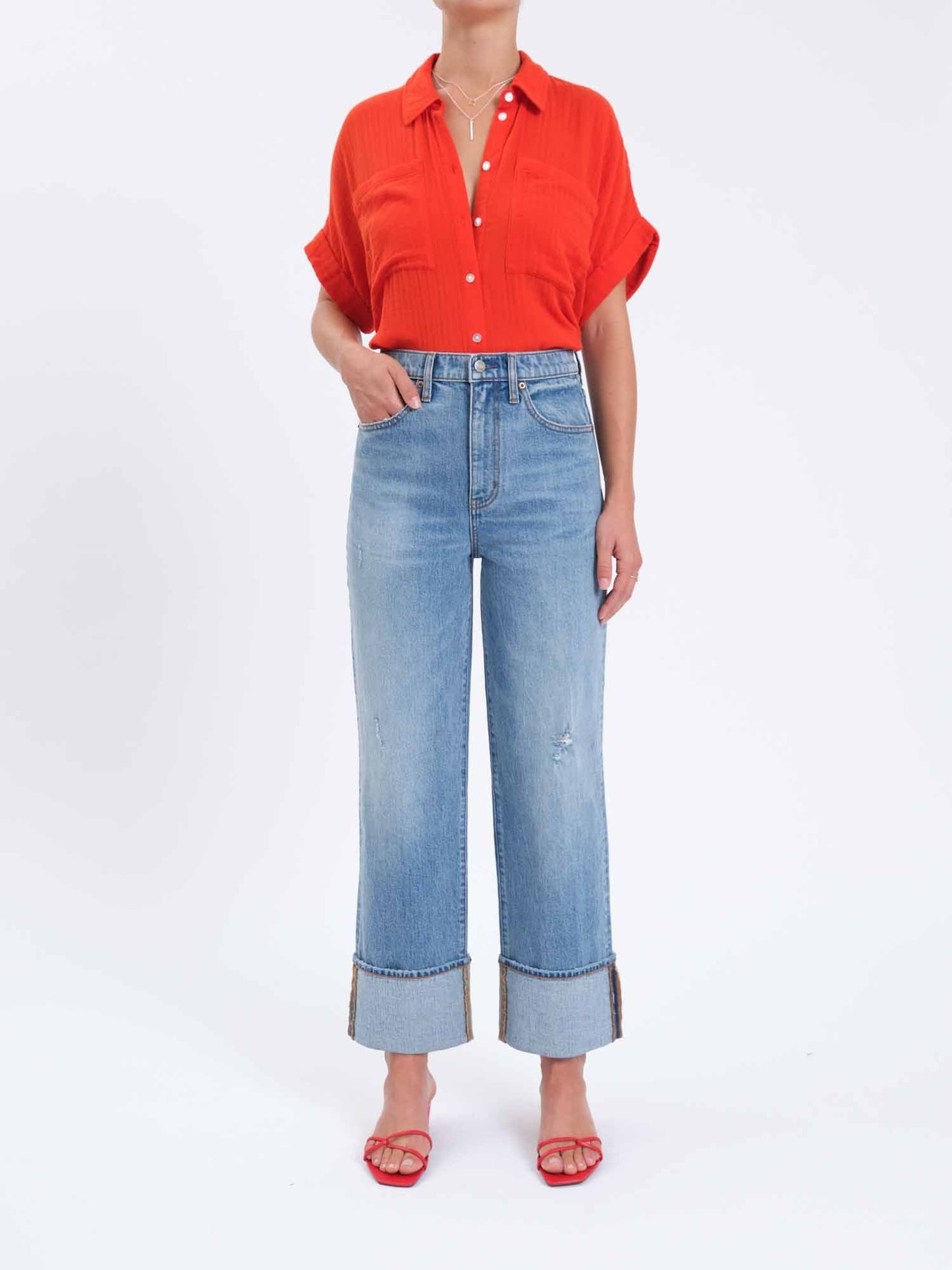DAZE Eastside High Rise Loose Denim
