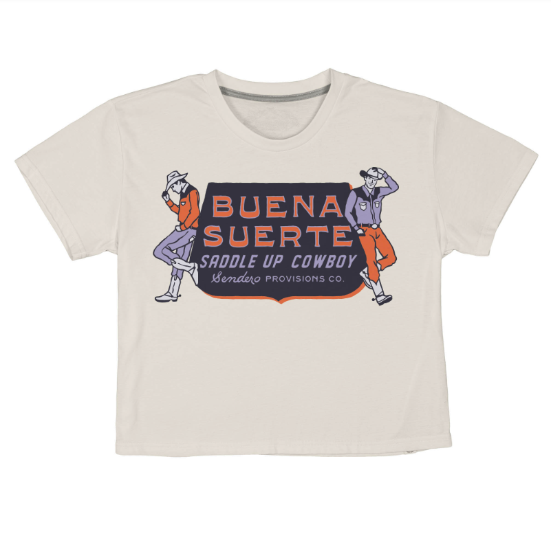 SENDERO Buena Suerte Crop Tee