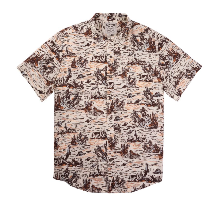 SENDERO City Slicker Button Up Short Sleeve Shirt