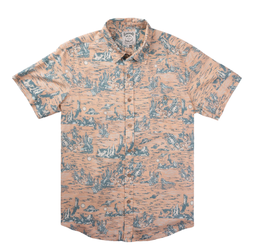 SENDERO City Slicker Button Up Short Sleeve Shirt