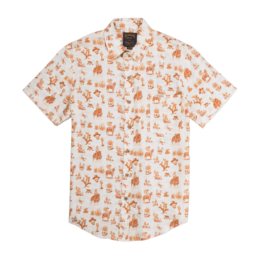 SENDERO City Slicker Button Up Short Sleeve Shirt
