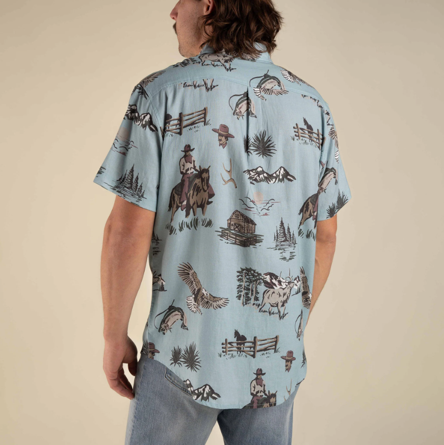 SENDERO City Slicker Button Up Short Sleeve Shirt