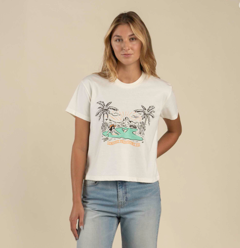 SENDERO Mirage Crop Tee