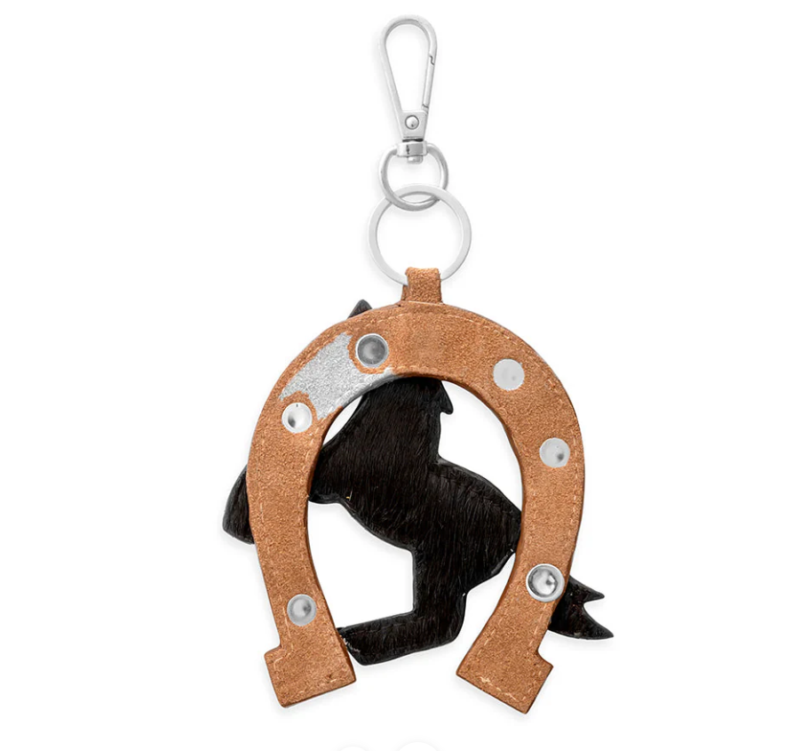 ABCO Lucky Pony Horseshoe Key Fob