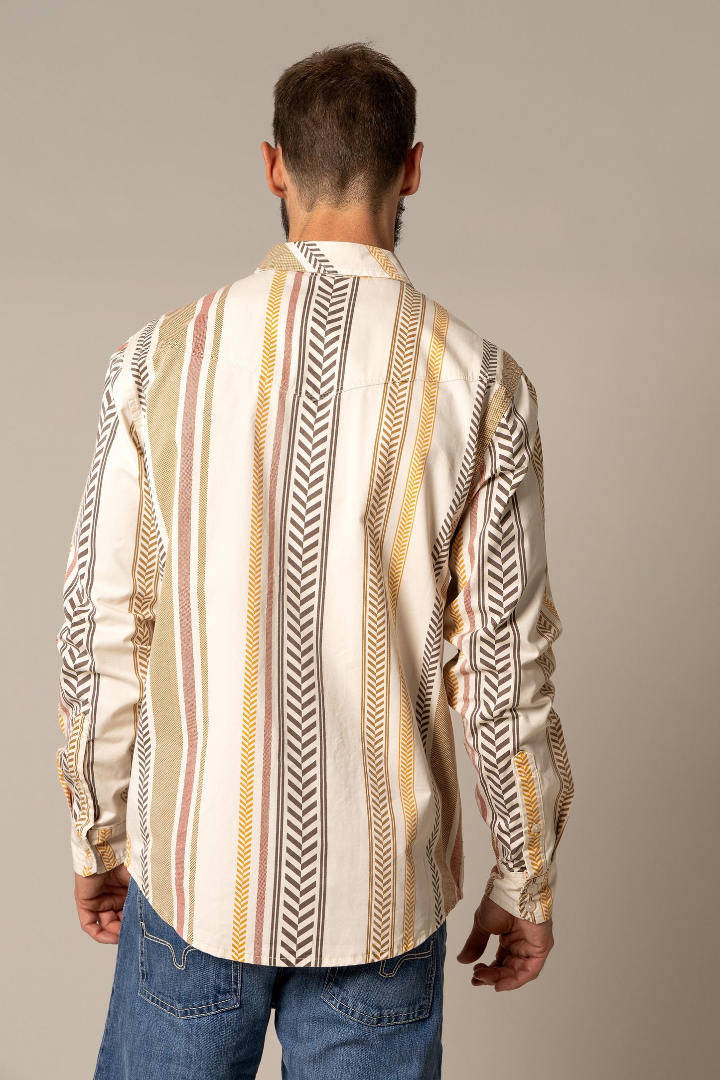 KIMES RANCH Double Tap Stripe Shirt