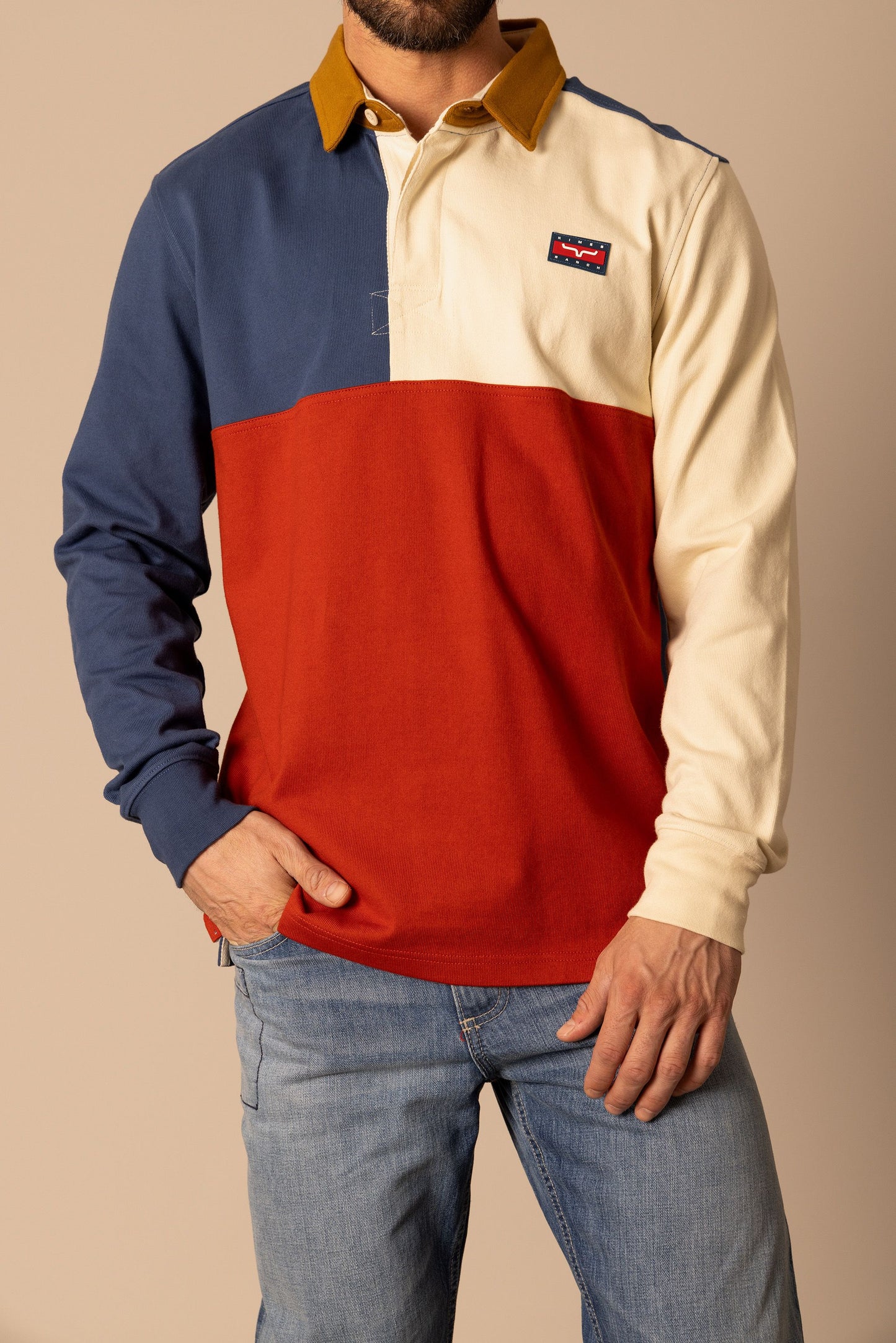 KIMES RANCH Marx Rugby Pullover