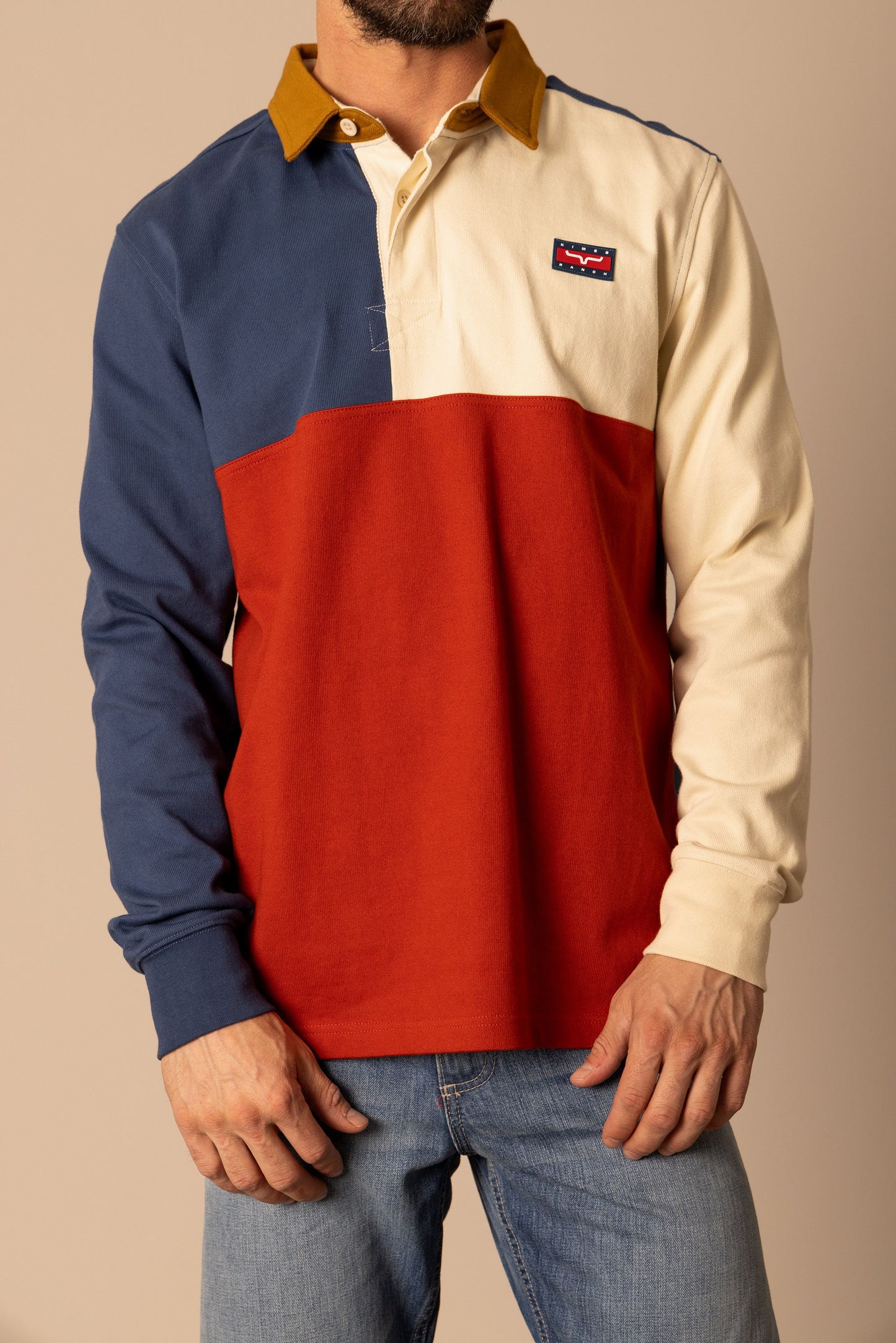 KIMES RANCH Marx Rugby Pullover