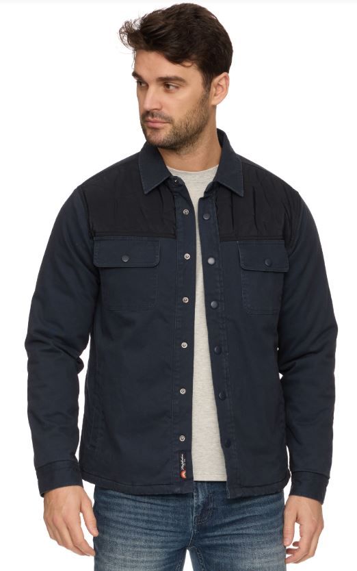 FLAG & ANTHEM Cameron Mixed Media Filled Jacket