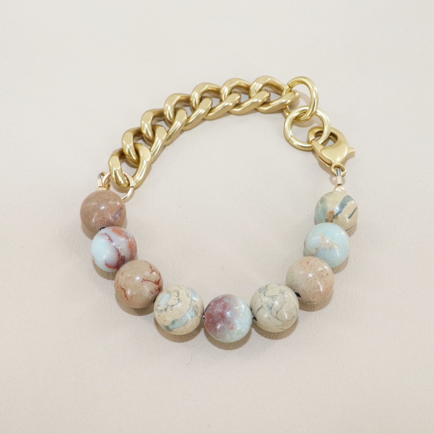 RACHEL NATHAN On Point Snakeskin Jasper Bracelet