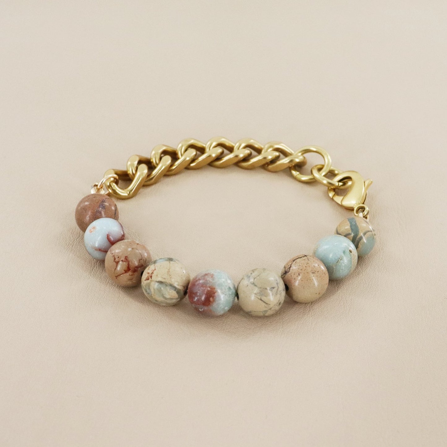 RACHEL NATHAN On Point Snakeskin Jasper Bracelet