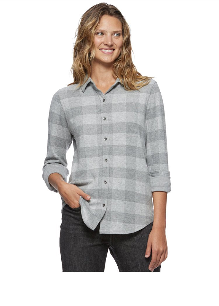 FLAG & ANTHEM Annville Ls Plaid Knit Shirt