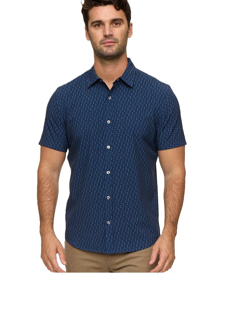 FLAG & ANTHEM Howes SS Flag Print Outdoor Performance Shirt