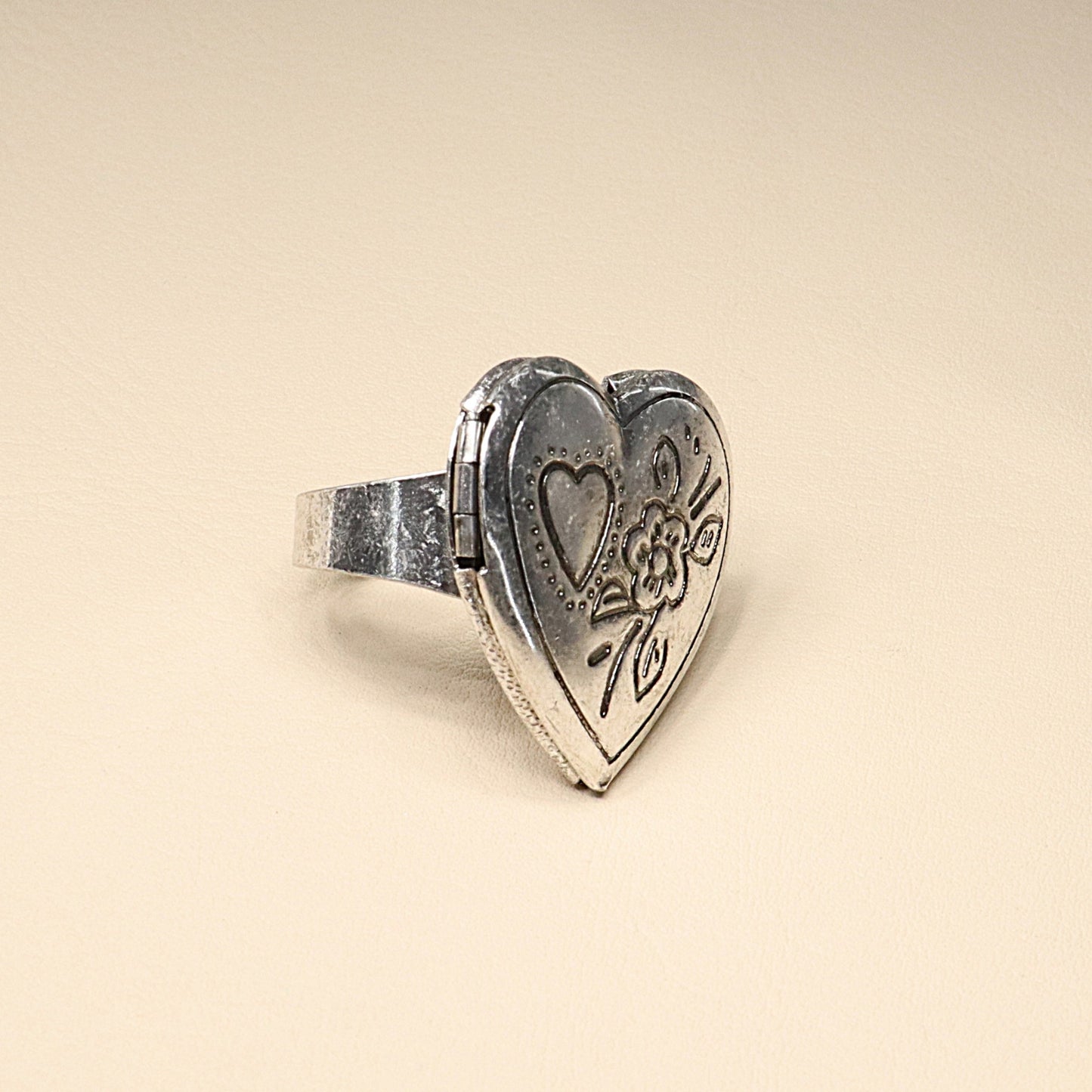 ABCO Secret Heart Locket Ring