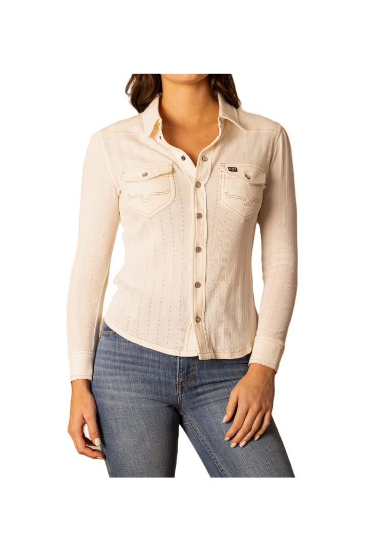 KIMES RANCH Isabel Pointelle Shirt