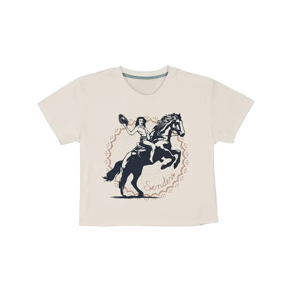 SENDERO Palomino Crop Tee
