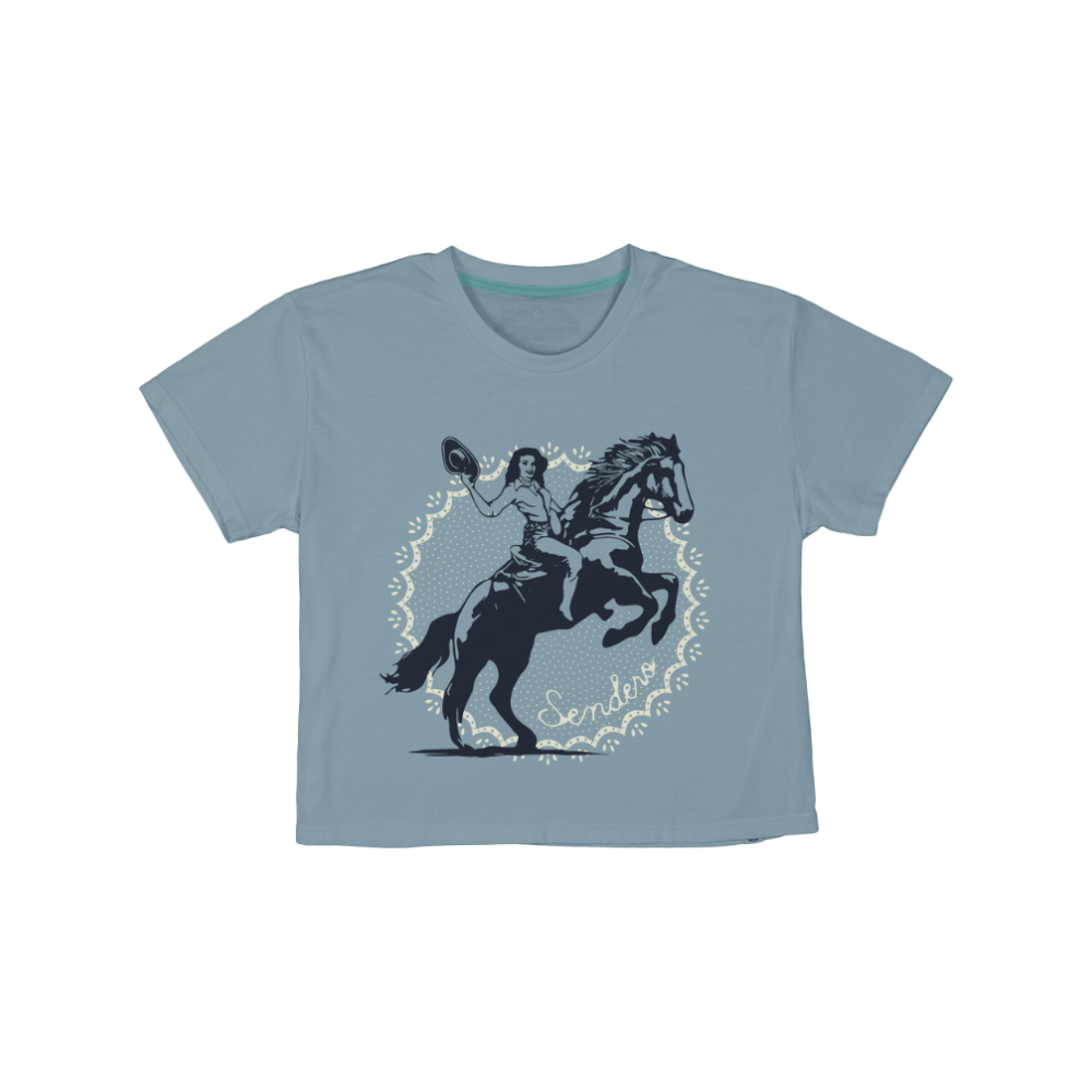 SENDERO Palomino Crop Tee