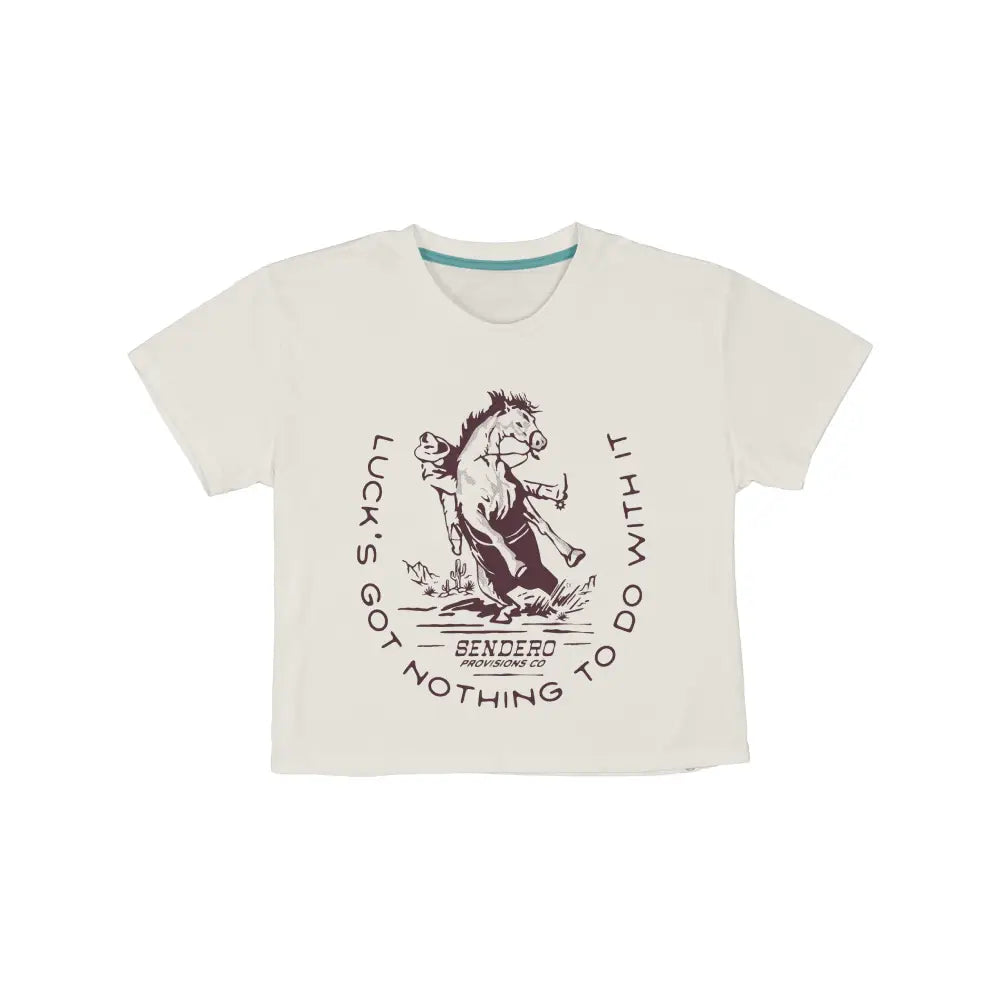 SENDERO No Luck Crop Tee
