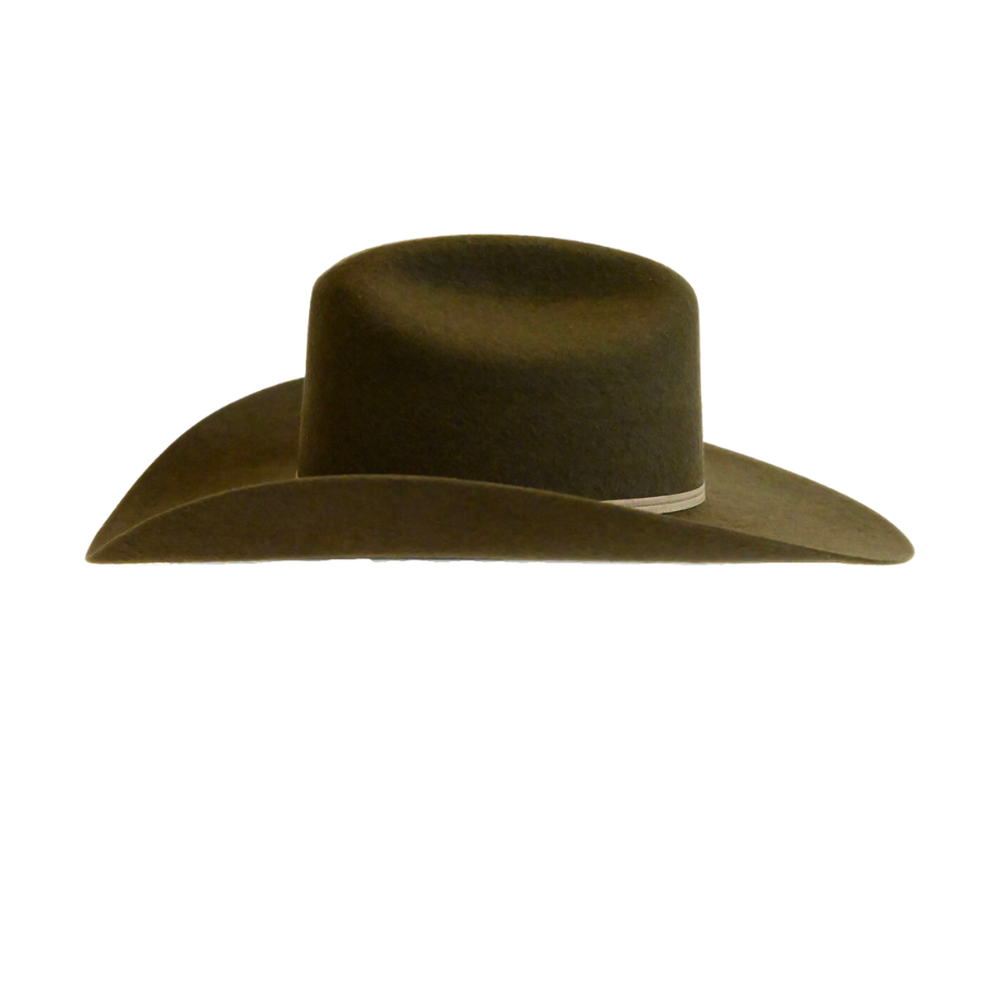 
                  
                    Side of Chocolate color California Cattleman Hat
                  
                