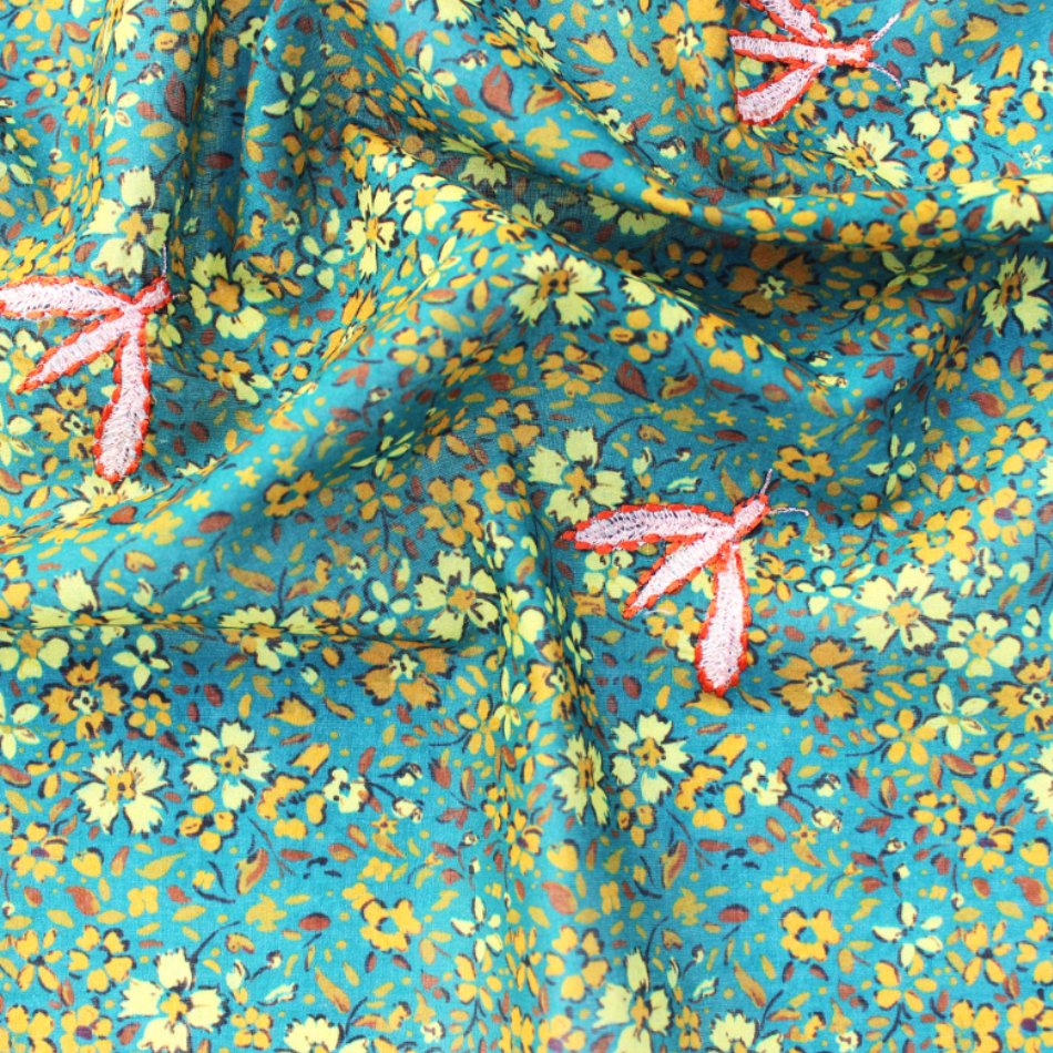 SHIVANI Midnight Bloom Scarf