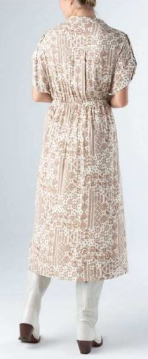 MISS ME Printed Short Sleeved Dress
