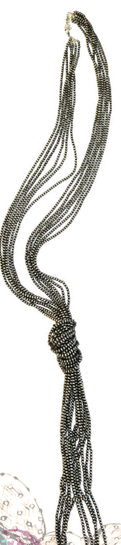 ABCO 70" 6 Strand Faux Navajo Pearl Necklace