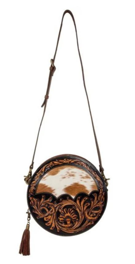 ABCO Open Range Hand-Tooled Round Bag