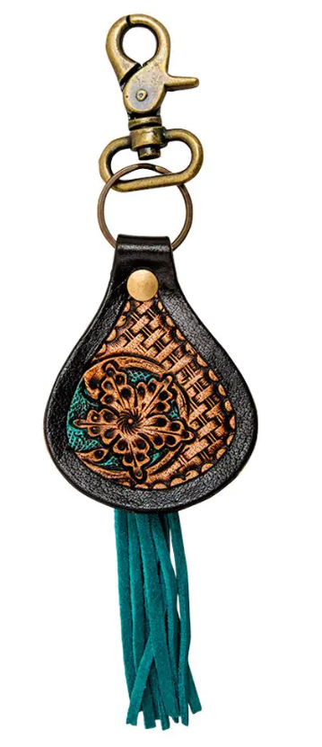 ABCO Chaloo Hand-Tooled Leather Key Fob
