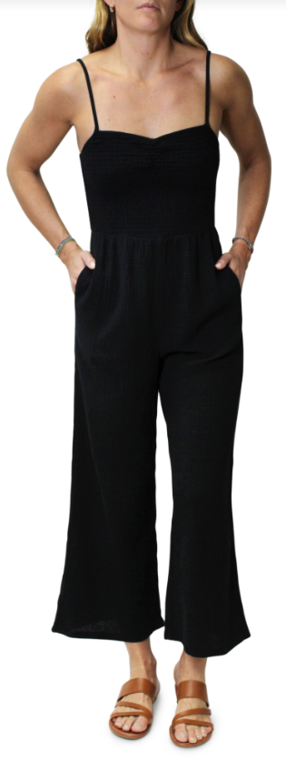 FLAG & ANTHEM Jenny Smocked Jumpsuit