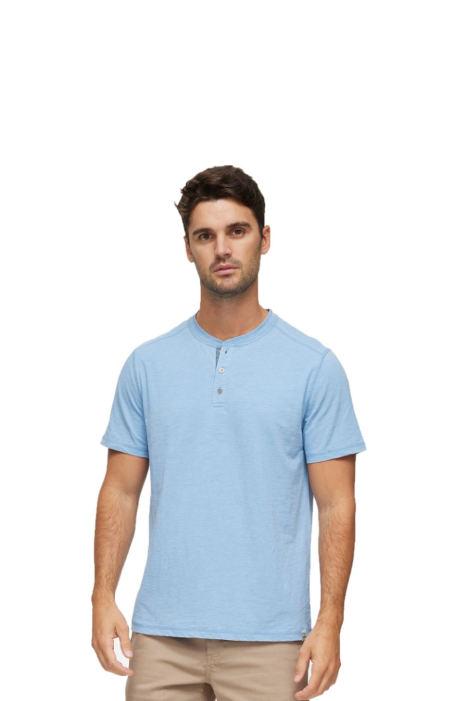 FLAG & ANTHEM Chatham SS Slub Burnout Henley