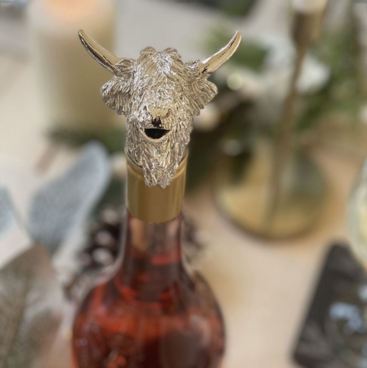 ABCO Highland Cattle Bottle Pourer