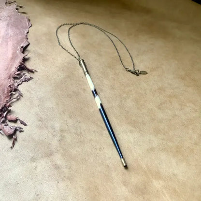 ASTALI Porcupine Quill in Bullet Necklace