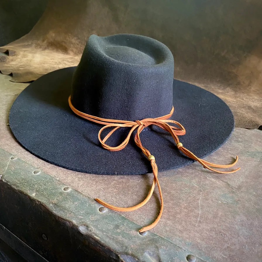 ASTALI Leather Wrap Hatband/ Necklace