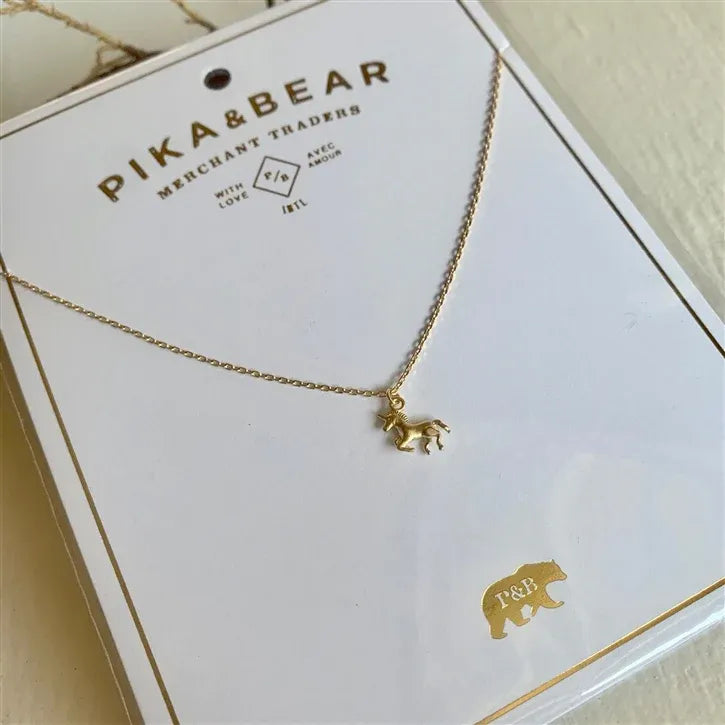 ABCO Tiny Unikorn Pendant Necklace