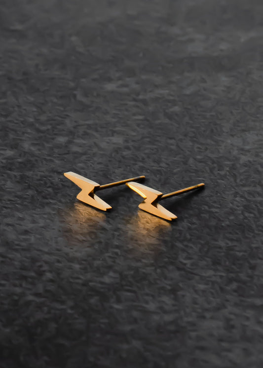 ABCO Lightning Bolt Stud Earrings