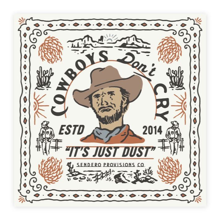 SENDERO Cowboys Don't Cry Bandana