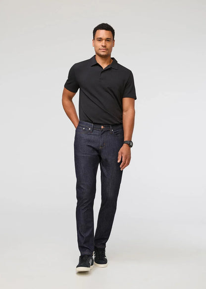 DUER DENIM RELAXED TAPER HERITAGE RINSE