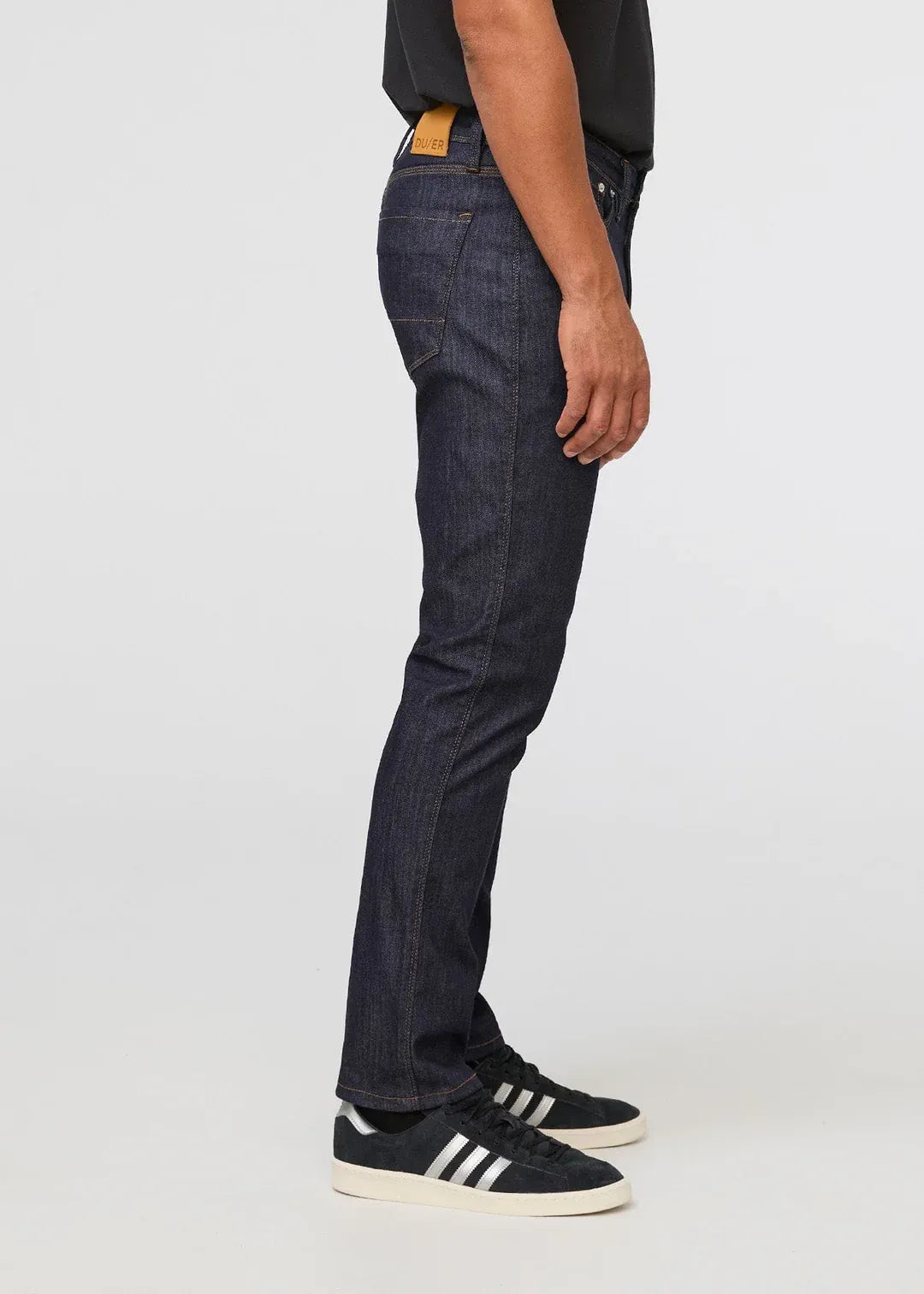 DUER DENIM RELAXED TAPER HERITAGE RINSE
