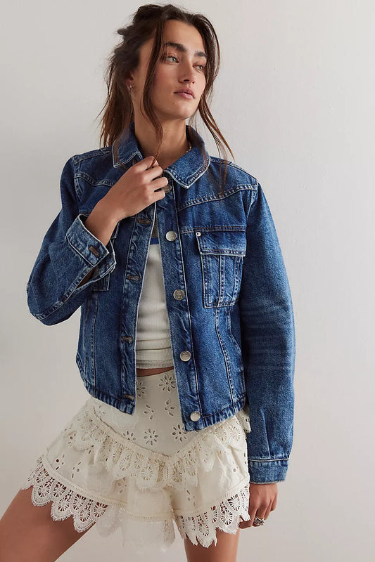 FREE PEOPLE Jade Denim Jacket