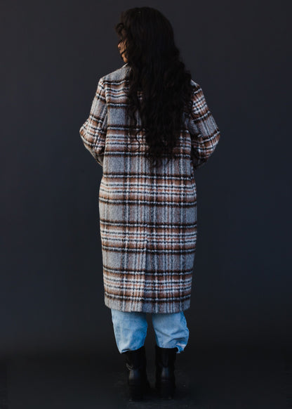 PANACHE Plaid Coat